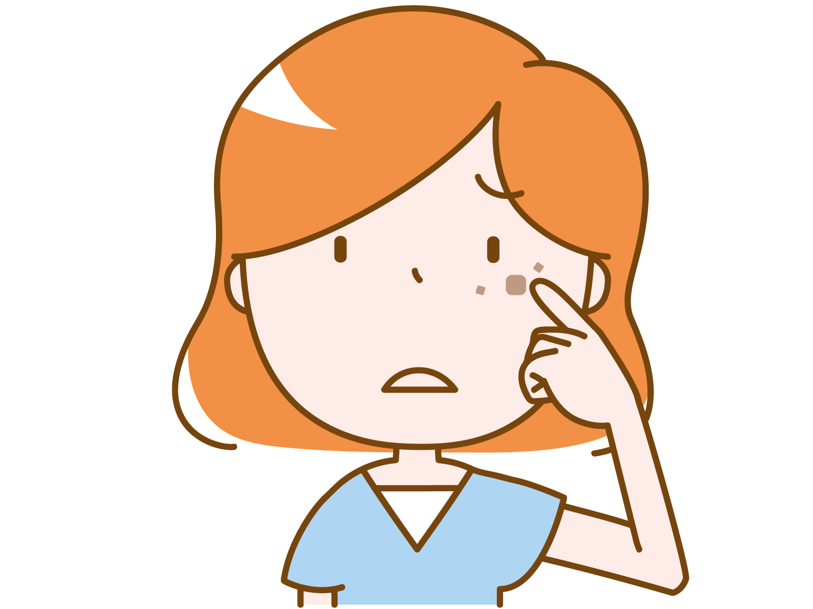 シミが消えるイメージ