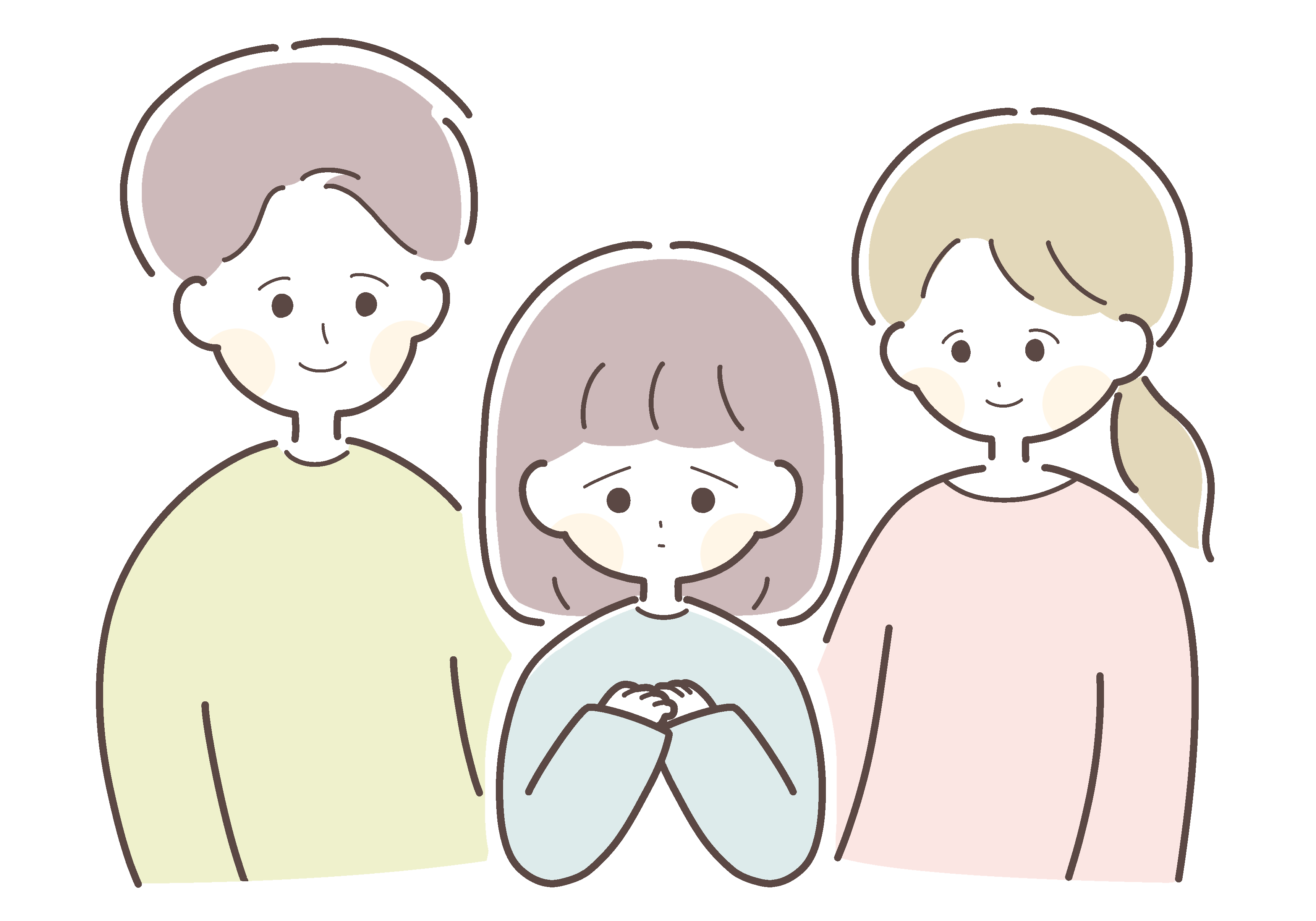 悩む子どものイメージ